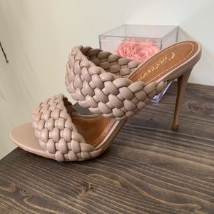 Brand new braided style heels, summer 2020.